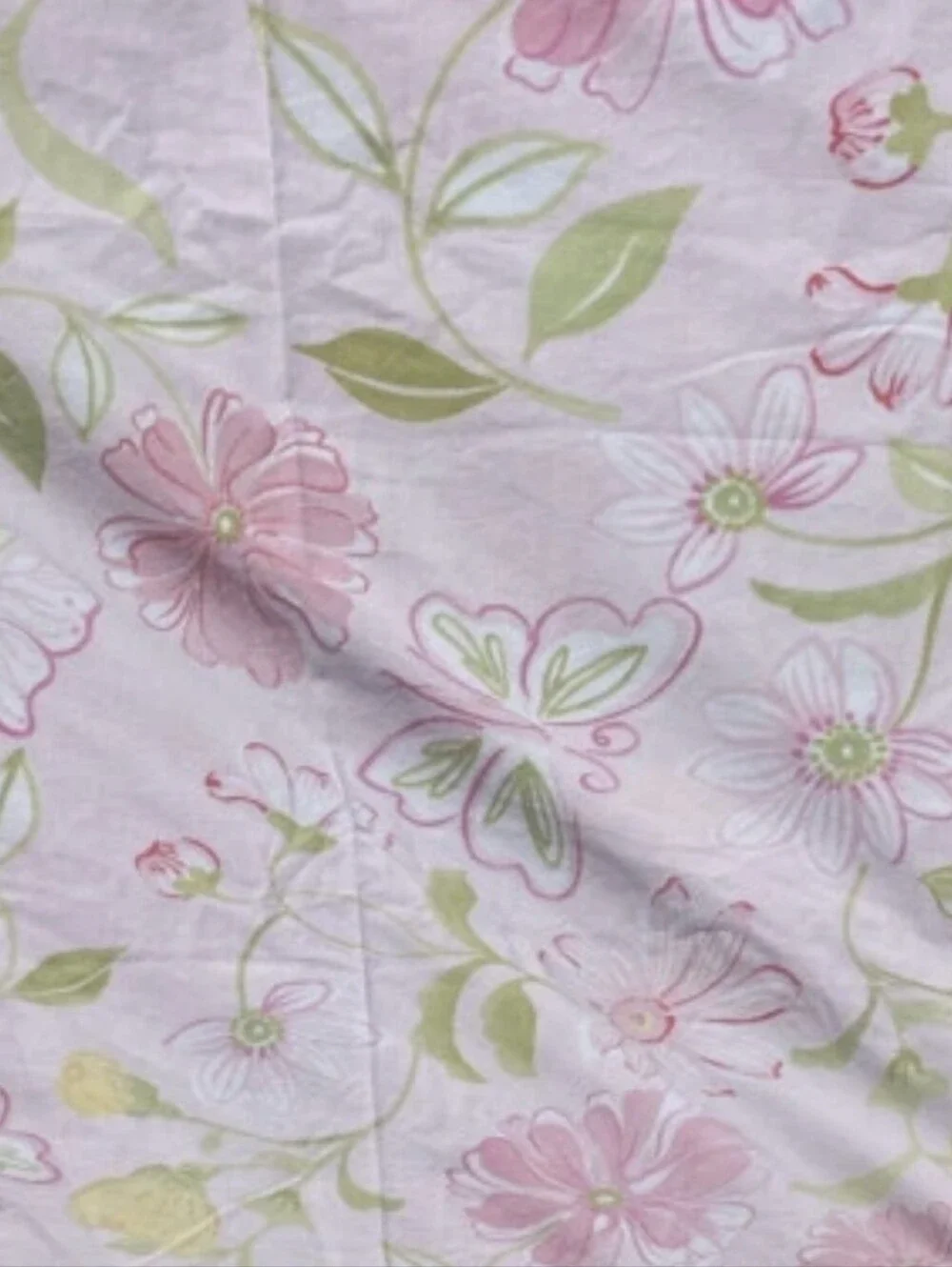 Pottery Barn Kids Floral Twin duvet And Sham